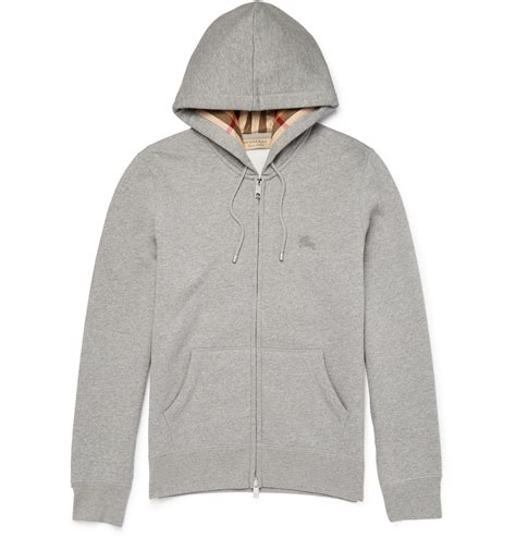 burberry gray zip up|burberry hoodie pullover grey.